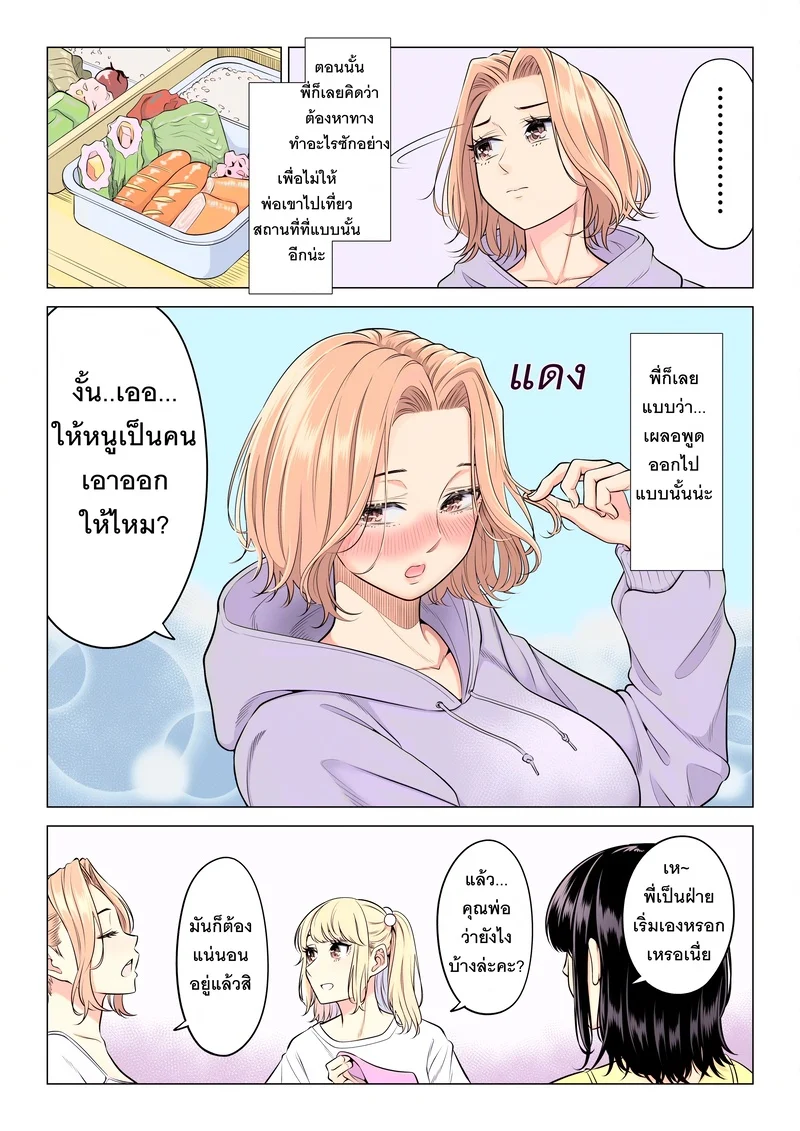 อ่านโดจิน หน้าที่บำบัดความใคร่ให้พ่อบุญธรรมของพวกเราสามพี่น้อง แปลไทย